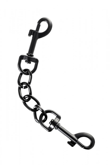 Узкие черные наручники на сцепке - ToyFa - купить с доставкой в Липецке Узкие черные наручники на сцепке - ToyFa - купить с доставкой в Липецке