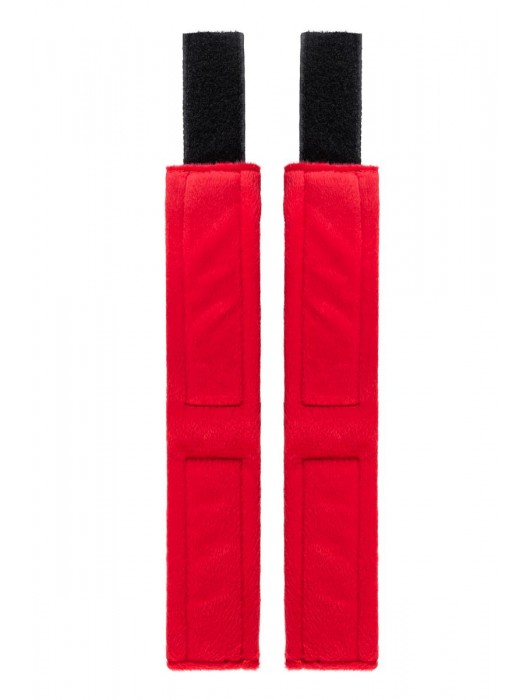 Красно-черные велюровые оковы Anonymo - ToyFa - купить с доставкой в Липецке