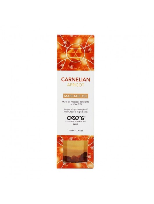 Органическое массажное масло CARNELIAN APRICOT - 100 мл. - Exsens - купить с доставкой в Липецке