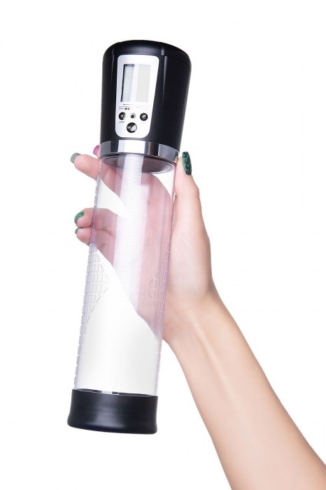 Прозрачная автоматическая помпа для пениса Alrik - Sexus - в Липецке купить с доставкой