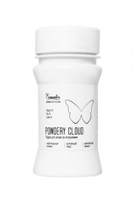 Пудра для ухода за игрушками Powdery Cloud с нейтральным ароматом - 40 гр. - Eromantica - купить с доставкой в Липецке