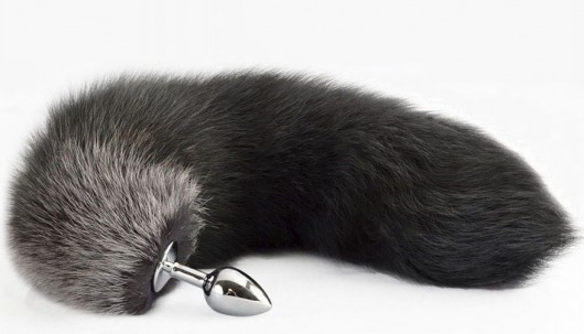 Серебристая анальная пробка с хвостом - Sitabella в Липецке Серебристая анальная пробка с хвостом - Sitabella