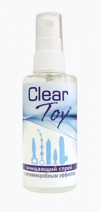 Очищающий спрей Clear Toy с антимикробным эффектом - 100 мл. - Биоритм - купить с доставкой в Липецке