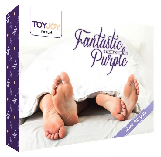 Эротический набор FANTASTIC PURPLE SEX TOY KIT - Toy Joy - купить с доставкой в Липецке