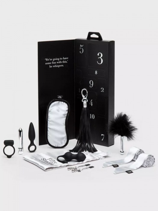 Эротический набор Pleasure Overload 10 Days of Play Gift Set - Fifty Shades of Grey - купить с доставкой в Липецке