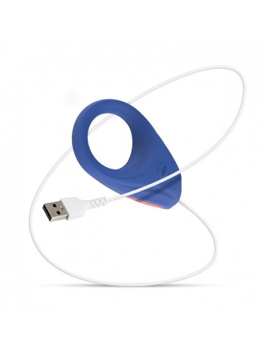 Синее эрекционное кольцо RRRING First Date Cock Ring - FeelzToys - в Липецке купить с доставкой