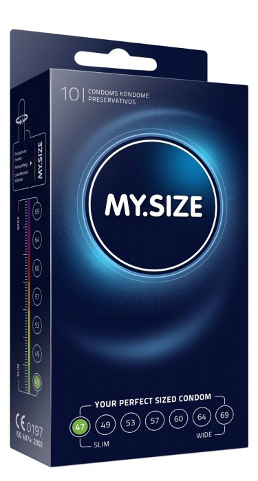 Презервативы MY.SIZE размер 47 - 10 шт. - My.Size - купить с доставкой в Липецке Презервативы MY.SIZE размер 47 - 10 шт. - My.Size - купить с доставкой в Липецке