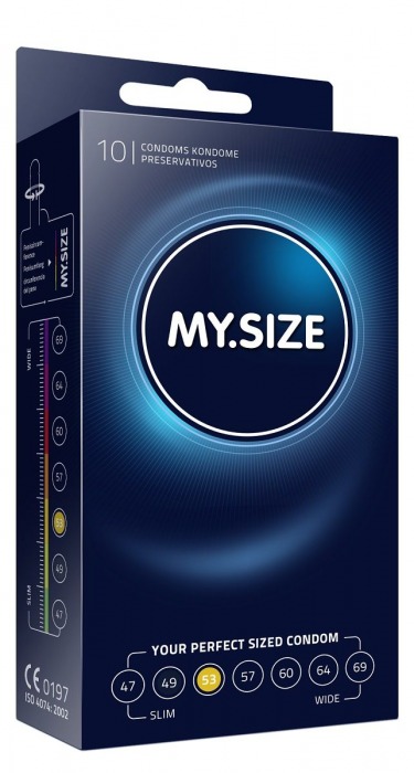 Презервативы MY.SIZE размер 53 - 10 шт. - My.Size - купить с доставкой в Липецке Презервативы MY.SIZE размер 53 - 10 шт. - My.Size - купить с доставкой в Липецке