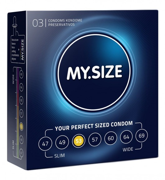 Презервативы MY.SIZE размер 53 - 3 шт. - My.Size - купить с доставкой в Липецке Презервативы MY.SIZE размер 53 - 3 шт. - My.Size - купить с доставкой в Липецке