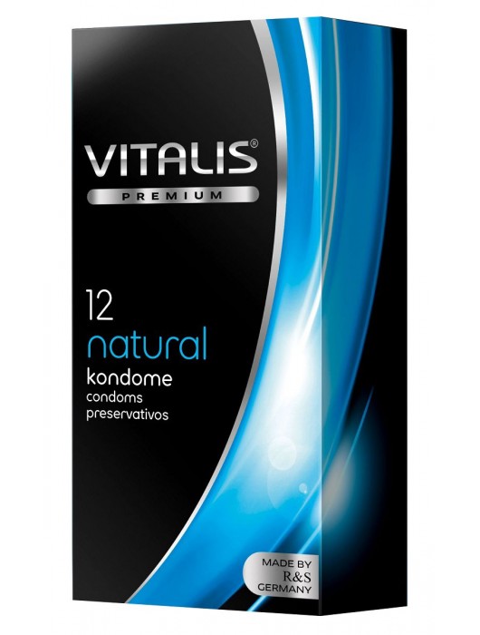 Классические презервативы VITALIS PREMIUM natural - 12 шт. - Vitalis - купить с доставкой в Липецке