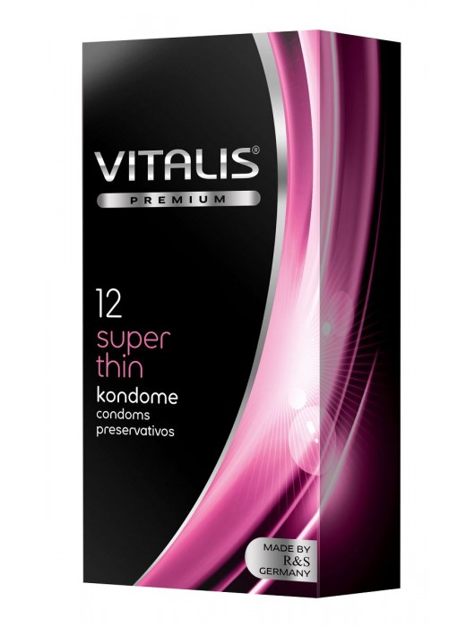 Ультратонкие презервативы VITALIS PREMIUM super thin - 12 шт. - Vitalis - купить с доставкой в Липецке