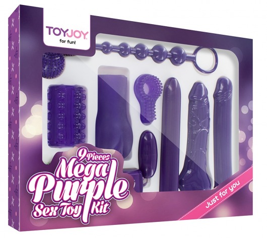 Эротический набор Toy Joy Mega Purple - Toy Joy - купить с доставкой в Липецке