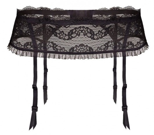 Широкий кружевной пояс для чулок Lilly - Julimex купить с доставкой
