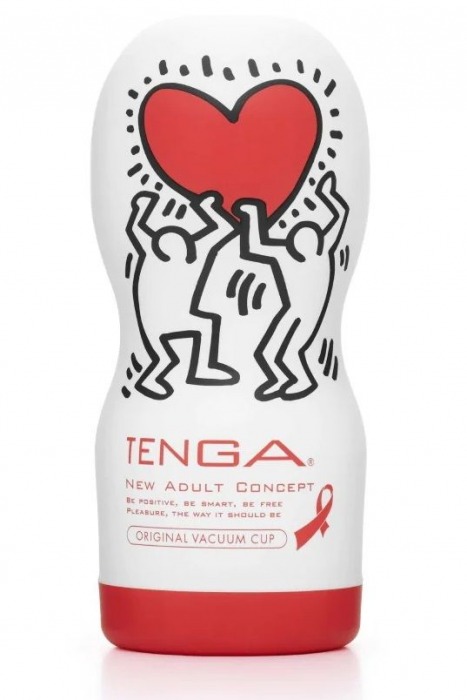 Мастурбатор Keith Haring Cup Deep Throat - Tenga - в Липецке купить с доставкой