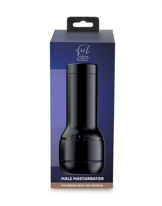 Коричневый мастурбатор-вагина Feel Stroker - Kiiroo - в Липецке купить с доставкой