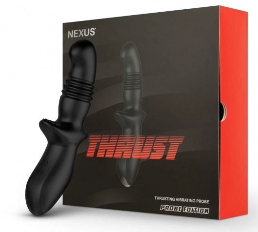Черный вибромассажер простаты Nexus Thrust с возвратно-поступательными движениями - Nexus Range - в Липецке купить с доставкой