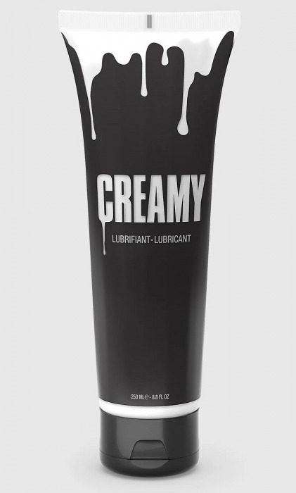 Смазка на водной основе Creamy с консистенцией спермы - 250 мл. - Strap-on-me - купить с доставкой в Липецке