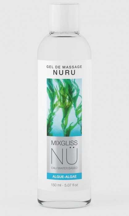 Массажный гель на водной основе Mixgliss NU Algae - 150 мл. - Strap-on-me - купить с доставкой в Липецке