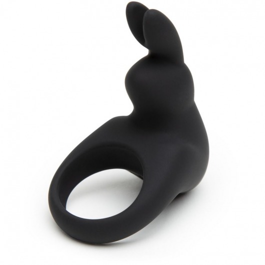 Черное эрекционное виброкольцо Happy Rabbit Rechargeable Rabbit Cock Ring - Happy Rabbit - в Липецке купить с доставкой