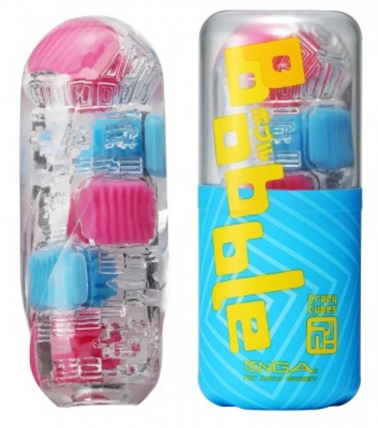 Мастурбатор Tenga Bobble Crazy Cubes - Tenga - в Липецке купить с доставкой