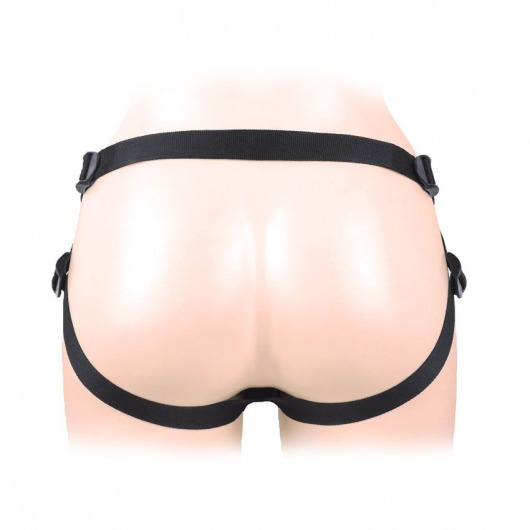 Черные трусики в комплекте с коннектором и насадкой - Notabu - купить с доставкой в Липецке