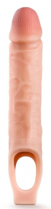 Телесная насадка на пенис 10 Inch Cock Sheath Extender - 25 см. - Blush Novelties - в Липецке купить с доставкой