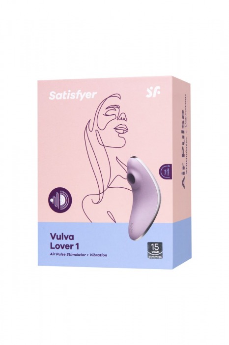 Сиреневый вакуум-волновой вибростимулятор клитора Satisfyer Vulva Lover 1 - Satisfyer