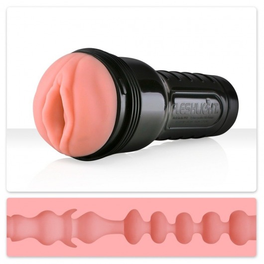 Мастурбатор-вагина Fleshlight - Pink Lady Mini-Lotus - Fleshlight - в Липецке купить с доставкой