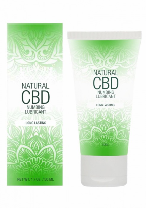 Лубрикант с пролонгирующим эффектом Natural CBD Numbing Lubricant - 50 мл. - Shots Media BV - купить с доставкой в Липецке