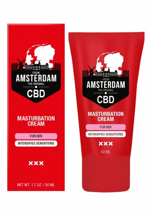 Крем для мастурбации для женщин CBD from Amsterdam Masturbation Cream For Her - 50 мл. - Shots Media BV - купить с доставкой в Липецке