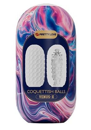 Мастурбатор в форме яйца Coquettish Balls - Baile - в Липецке купить с доставкой