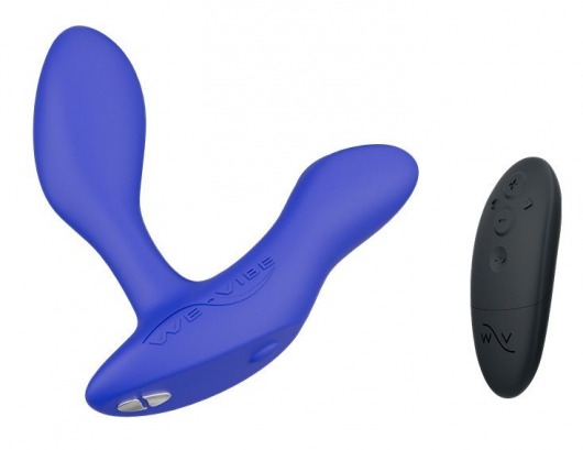 Синий анальный вибратор We-Vibe Vector+ - We-vibe - в Липецке купить с доставкой