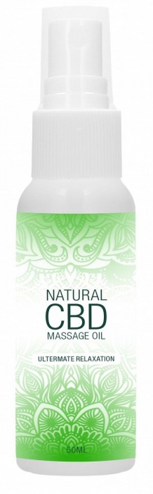 Массажное масло Natural CBD Massage Oil - 50 мл. - Shots Media BV - купить с доставкой в Липецке