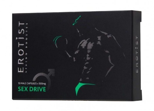 Капсулы для мужчин для повышения либидо Erotist SEX DRIVE - 10 капсул (500 мг.) - Erotist Libido Booster - купить с доставкой в Липецке