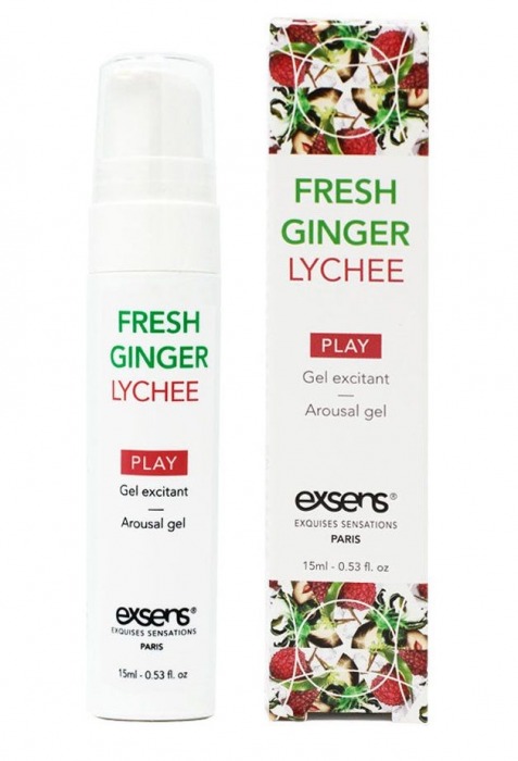 Возбуждающий гель Fresh Ginger Lychee Arousal Gel - 15 мл. - Exsens - купить с доставкой в Липецке