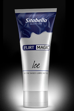 Силиконовая гель-смазка FLIRT MAGIC Ice с лёгким пролонгирующим эффектом - 75 мл. - Sitabella - купить с доставкой в Липецке