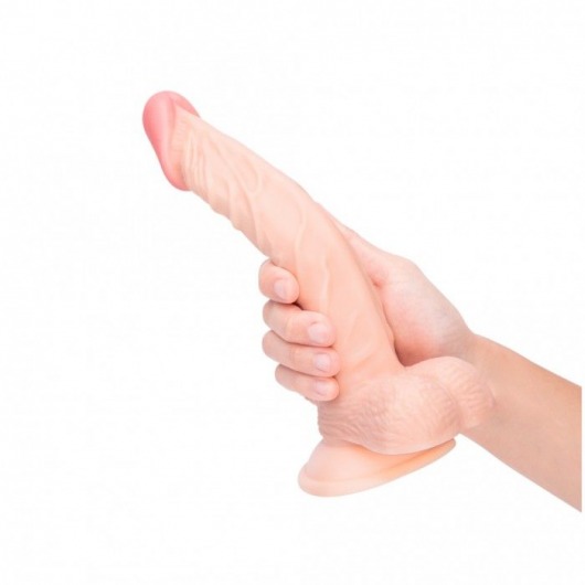 Телесный фаллоимитатор-реалистик Pink Vibe - 21 см. - Pink Vibe