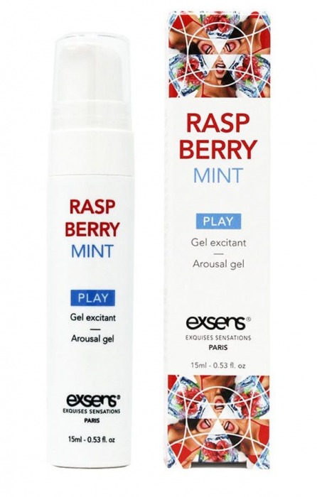 Возбуждающий гель Raspberry Mint с ароматом малины и мяты - 15 мл. - Exsens - купить с доставкой в Липецке