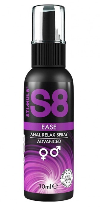 Расслабляющий анальный спрей S8 Ease Anal Relax Spray - 30 мл. - Stimul8 - купить с доставкой в Липецке