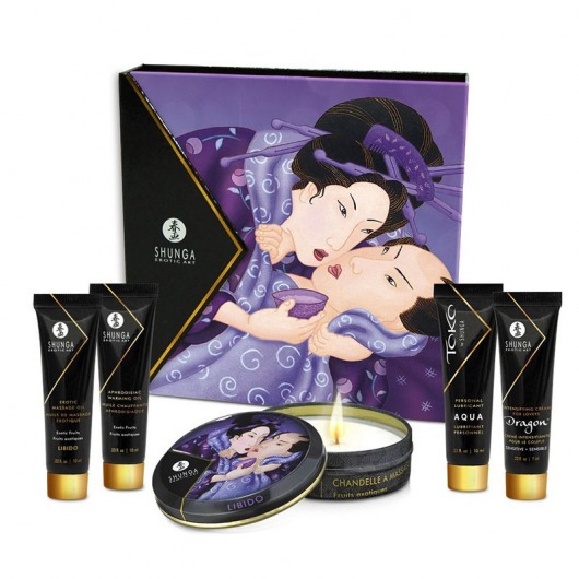 Подарочный набор Geishas secret из 5 предметов - Shunga - купить с доставкой в Липецке