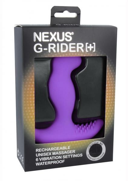 Фиолетовый вибромассажер простаты Nexus G-Rider+ - 12,6 см. - Nexus Range - в Липецке купить с доставкой