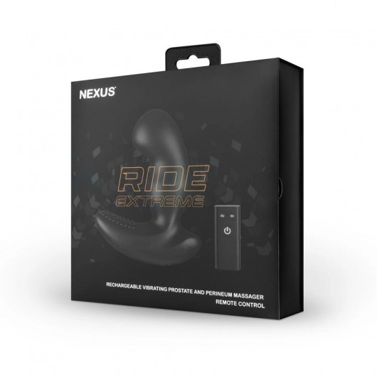 Черный вибромассажер простаты Nexus Ride Extreme - 14,1 см. - Nexus Range - в Липецке купить с доставкой