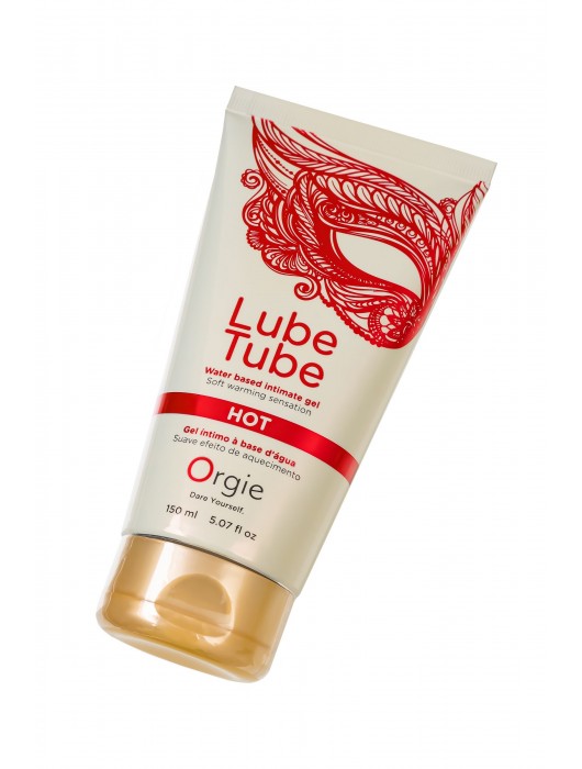 Интимный гель на водной основе Lube Tube Hot с разогревающим эффектом - 150 мл. - ORGIE - купить с доставкой в Липецке