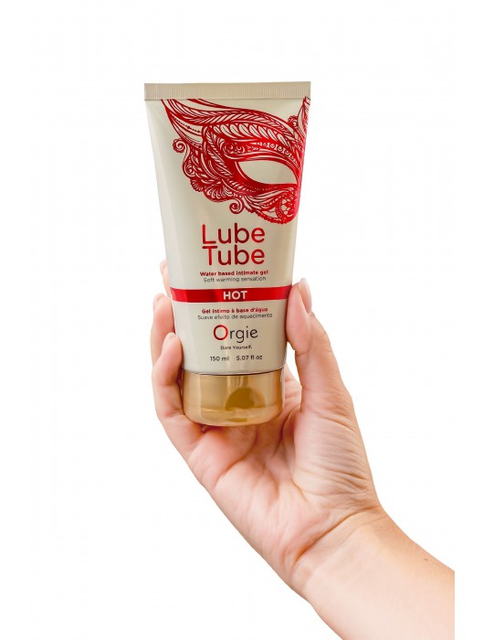Интимный гель на водной основе Lube Tube Hot с разогревающим эффектом - 150 мл. - ORGIE - купить с доставкой в Липецке
