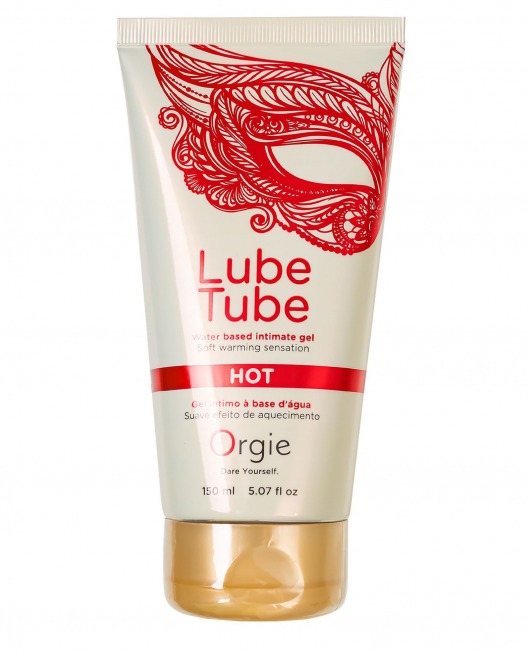 Интимный гель на водной основе Lube Tube Hot с разогревающим эффектом - 150 мл. - ORGIE - купить с доставкой в Липецке