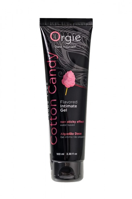 Интимный гель на водной осное Lube Tube Cotton Candy со вкусом сахарной ваты - 100 мл. - ORGIE - купить с доставкой в Липецке