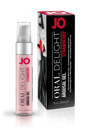 Клубничный лубрикант для оральных ласк Oral Delight Strawberry Sensation - 30 мл. - System JO - купить с доставкой в Липецке