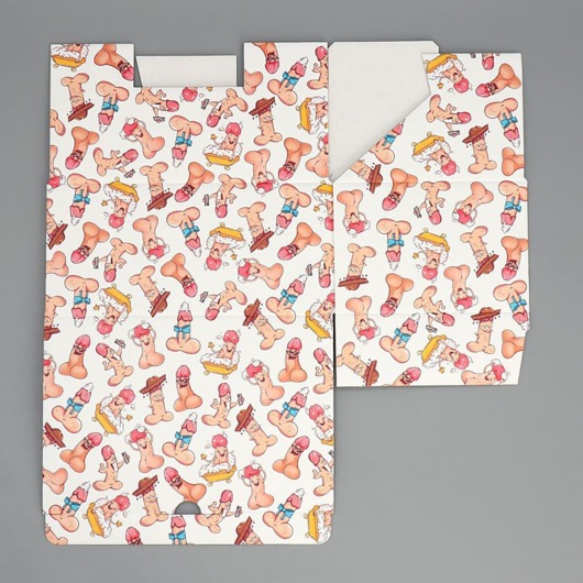 Сборная подарочная коробка «Веселые джентельмены» -  22 х 15 х 10 см. - Сима-Ленд - купить с доставкой в Липецке