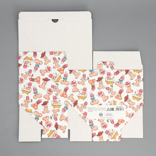 Сборная подарочная коробка «Веселые джентельмены» -  22 х 15 х 10 см. - Сима-Ленд - купить с доставкой в Липецке