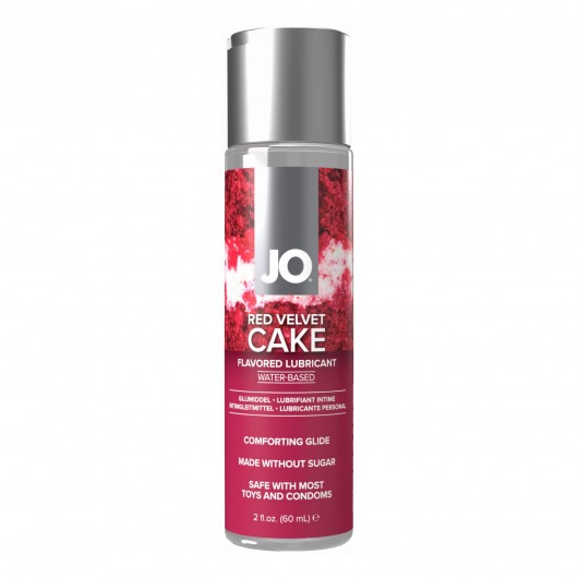 Лубрикант на водной основе JO H2O Red Velvet Cake Flavored Lubricant - 60 мл. - System JO - купить с доставкой в Липецке